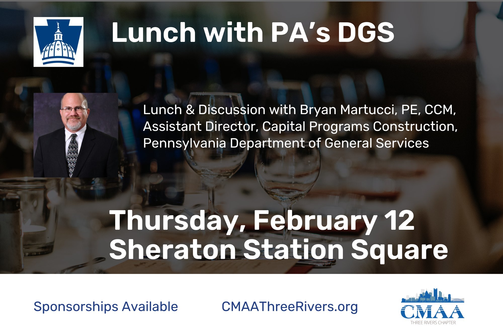 Lunch with PAs DGS w logo