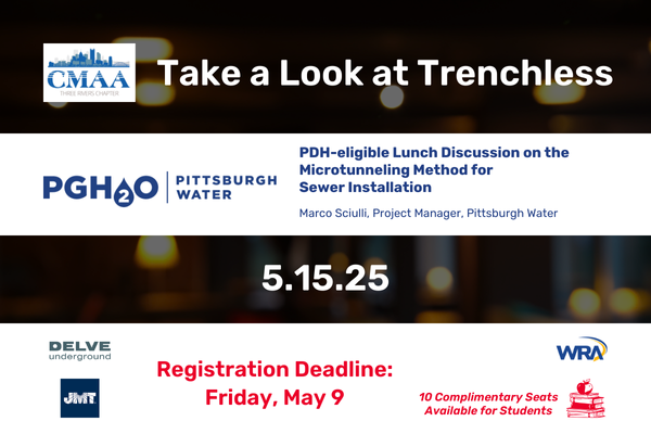 Microtunneling Reg Deadline Pittsburgh Water Sponsors 5.15.25